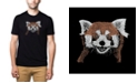 LA Pop Art Men's Premium Word Art T-shirt - Red Panda